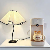 Petal Umbrella Table Lamp – Elegant Minimalist Aesthetic Night Light for Bedroom and Study